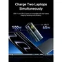 Vention Powerbank 20000mAh 165W FKFH0 Gris con Cable USB-C